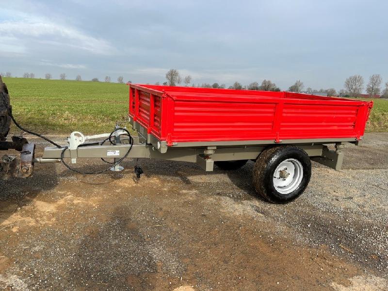 remorque agricole NC Benne 1 essieu BRT 125G FA - En occasion